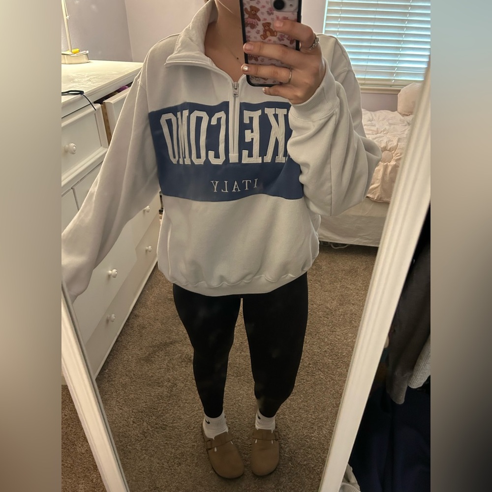 Hollister quarter zip sweater